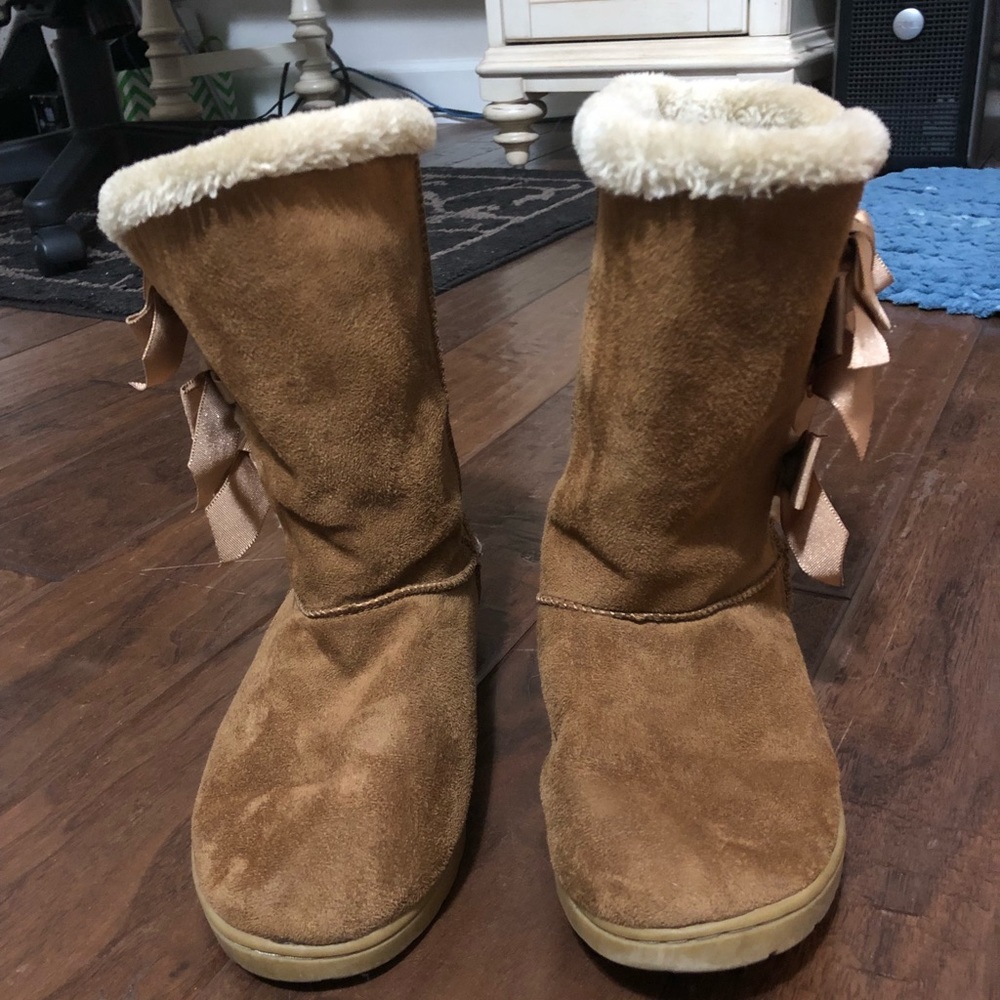 Boots with side detail bows(kids)